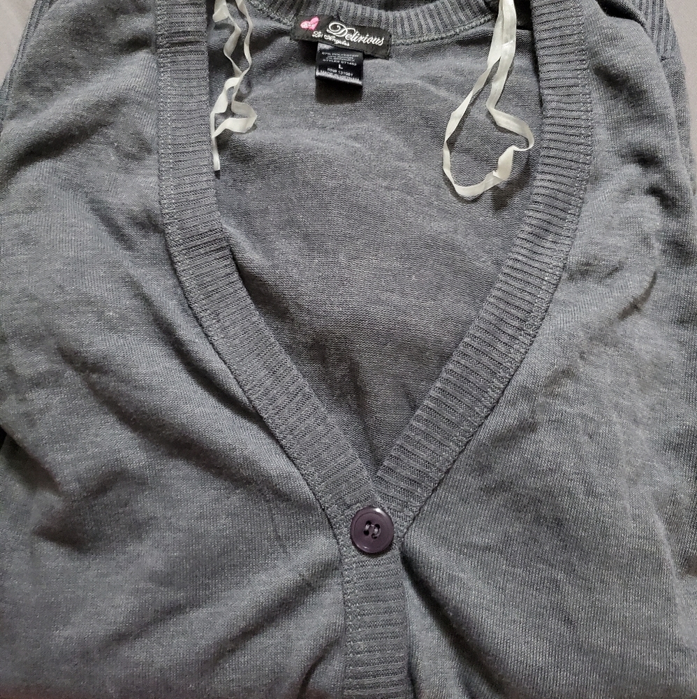 Gray Cardigan